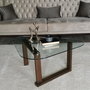 Hanah Home Mesa de centro Cam Orta S302 en Nogal